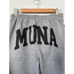 MUNA Gray Sweatpants Small Merch MUNA Band Life's So Fun